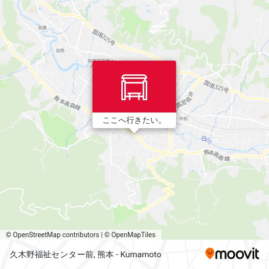 久木野福祉センター前地図