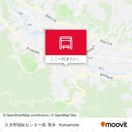 久木野福祉センター前地図