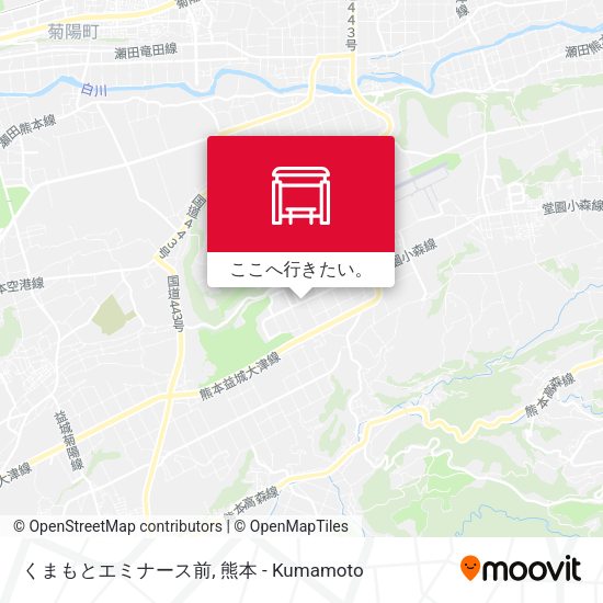 くまもとエミナース前地図