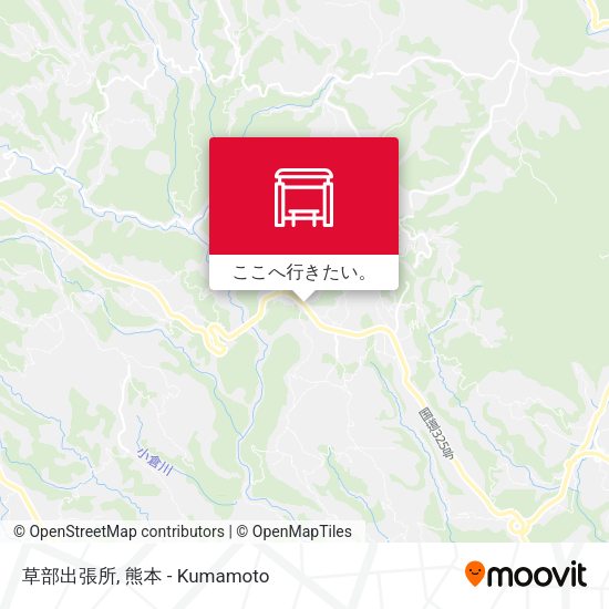 草部出張所地図