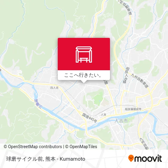 球磨サイクル前地図