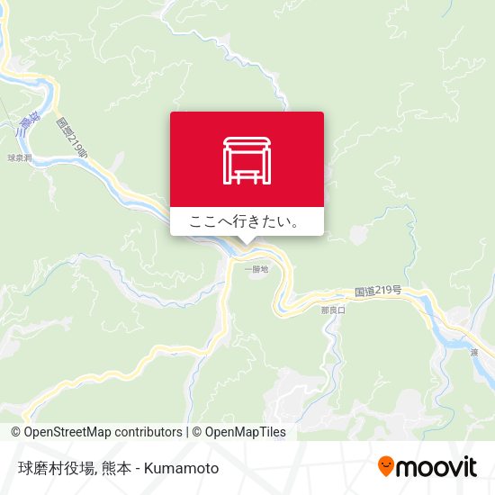 球磨村役場地図