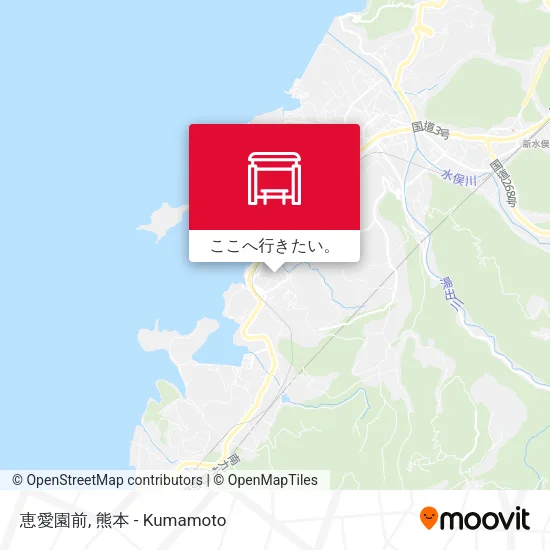 恵愛園前地図