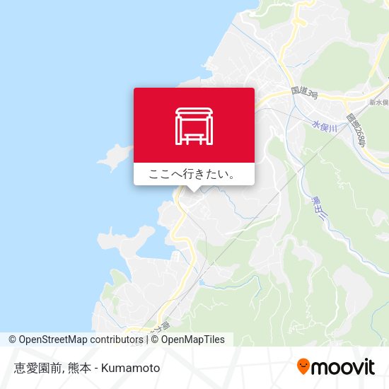 恵愛園前地図