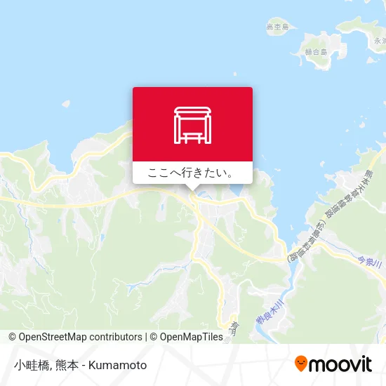 小畦橋地図