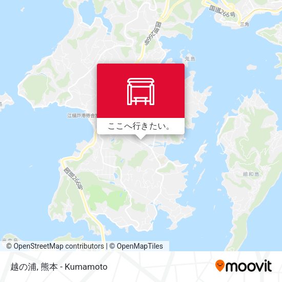 越の浦地図