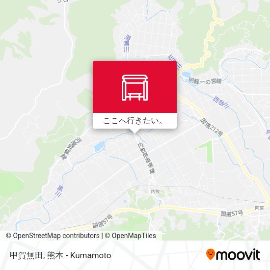 甲賀無田地図