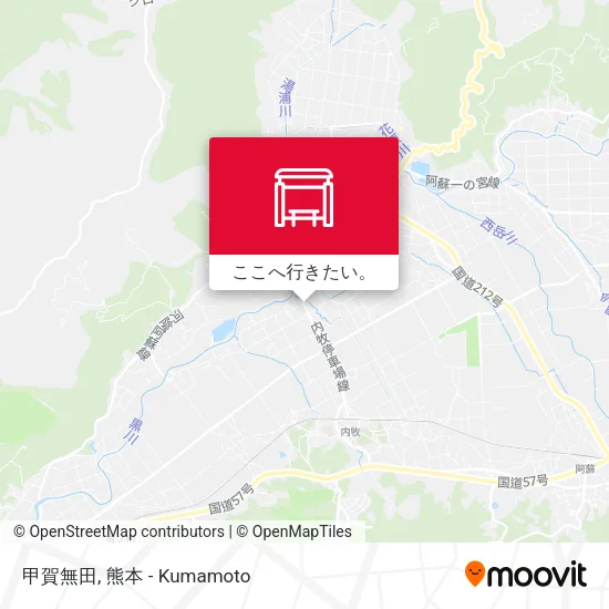 甲賀無田地図