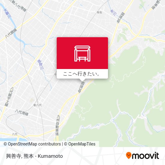 興善寺地図