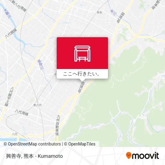 興善寺地図