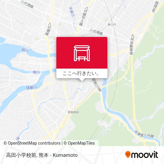 高田小学校前地図