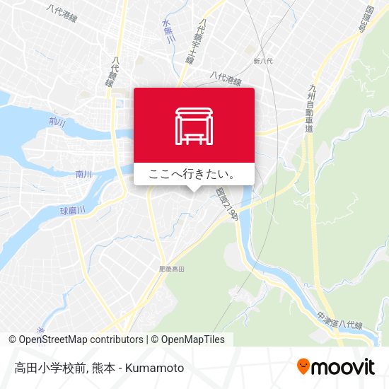 高田小学校前地図