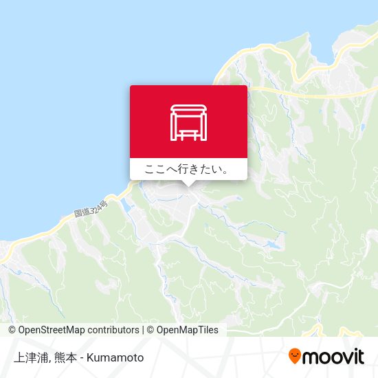 上津浦地図