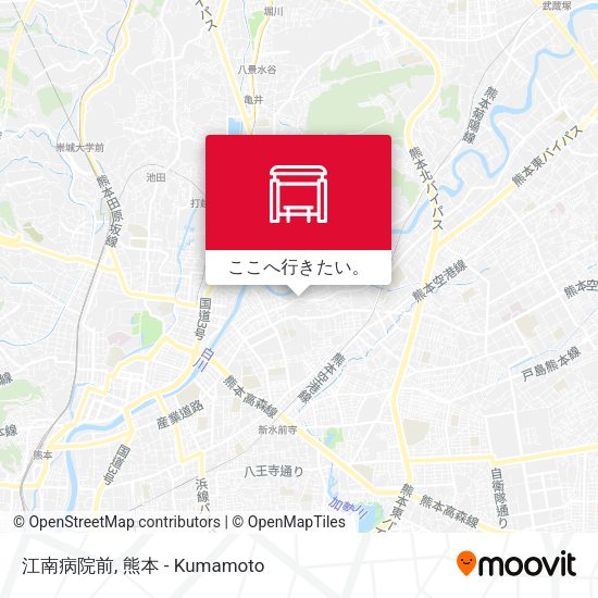 江南病院前地図