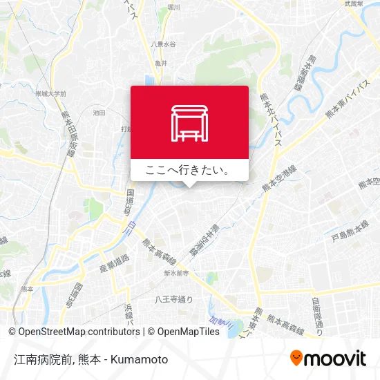 江南病院前地図
