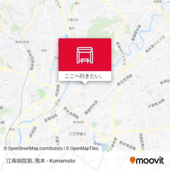 江南病院前地図