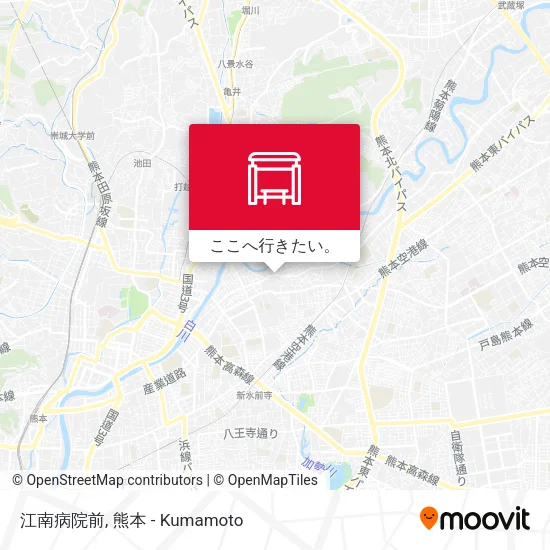 江南病院前地図