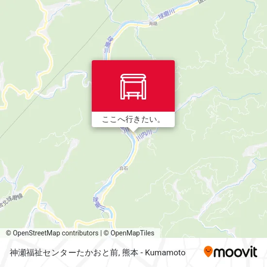 神瀬福祉センターたかおと前地図