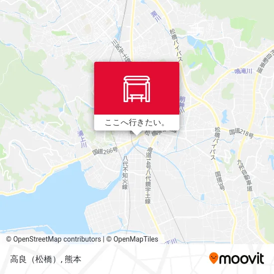 高良（松橋）地図