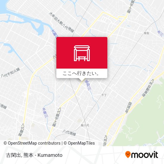古閑出地図