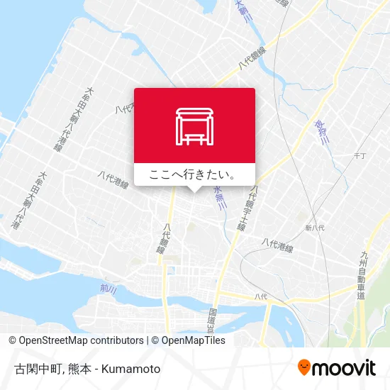 古閑中町地図
