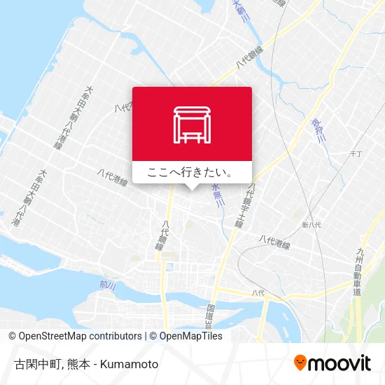古閑中町地図