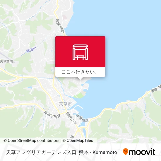 天草アレグリアガーデンズ入口地図