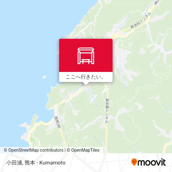 小田浦地図