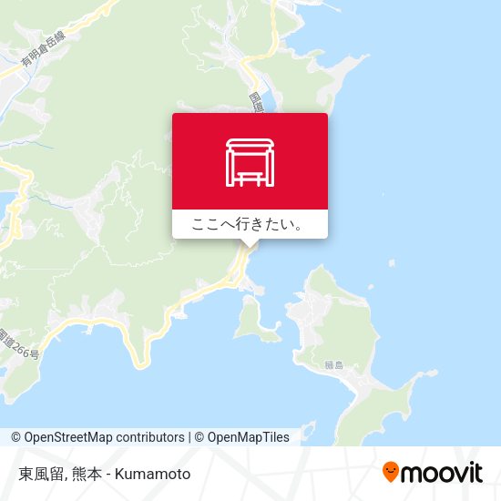 東風留地図