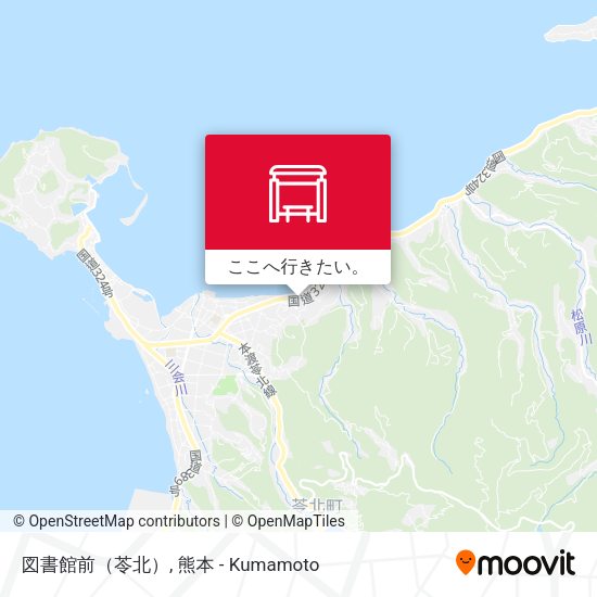 図書館前（苓北）地図