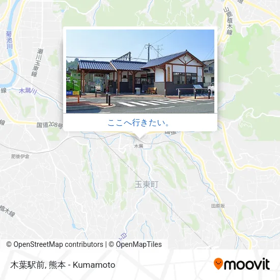木葉駅前地図