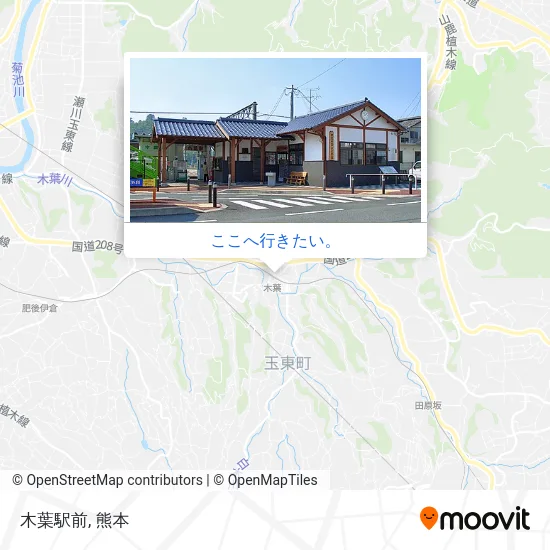 木葉駅前地図