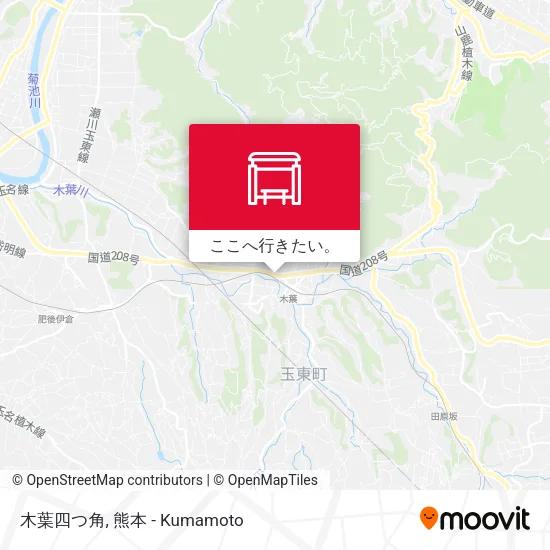 木葉四つ角地図