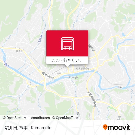 駒井田地図