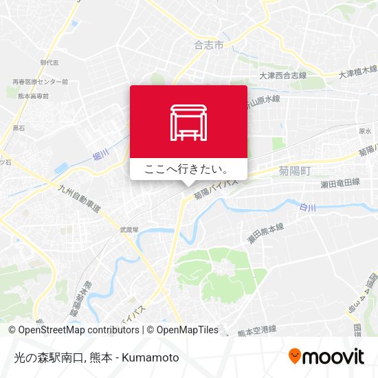 光の森駅南口地図