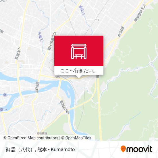 御霊（八代）地図