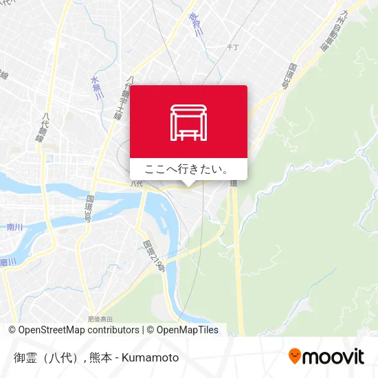 御霊（八代）地図