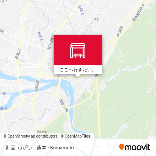 御霊（八代）地図