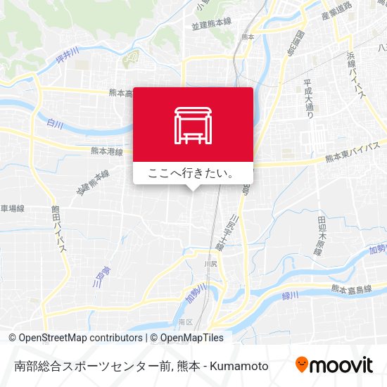 南部総合スポーツセンター前地図