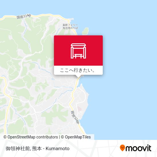 御領神社前地図