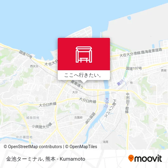 金池ターミナル地図