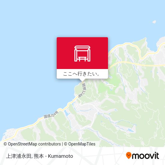 上津浦永田地図