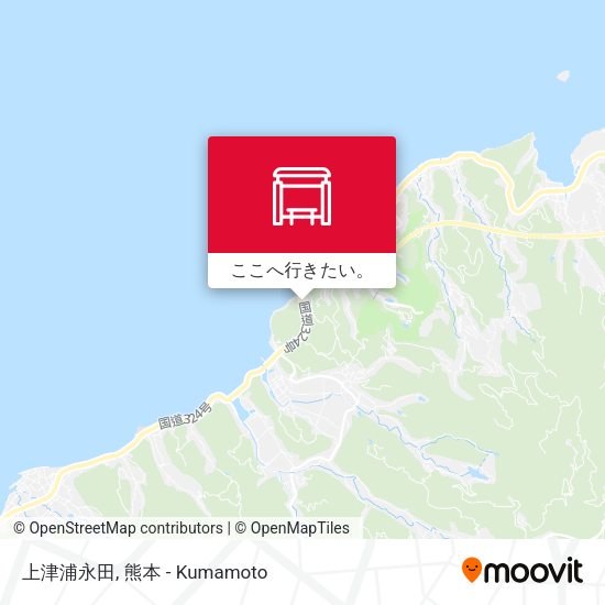 上津浦永田地図