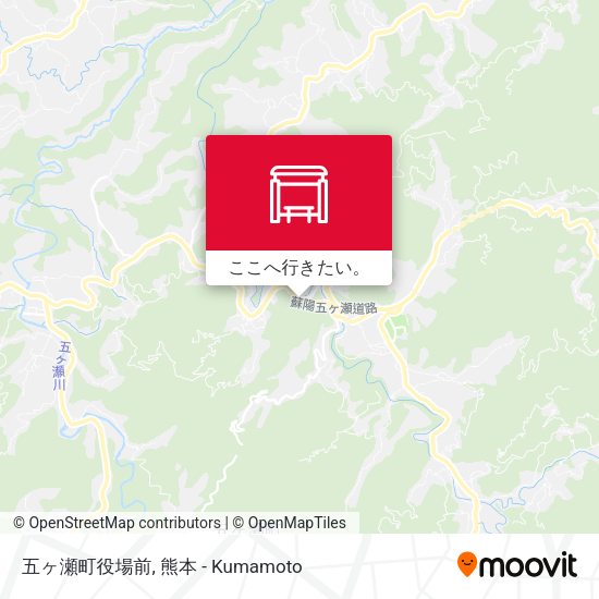 五ヶ瀬町役場前地図