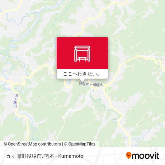 五ヶ瀬町役場前地図
