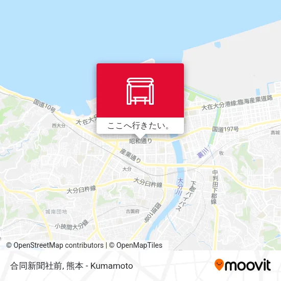 合同新聞社前地図