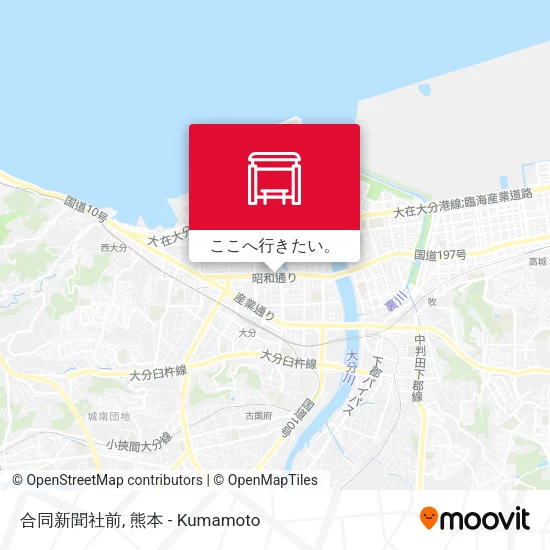 合同新聞社前地図