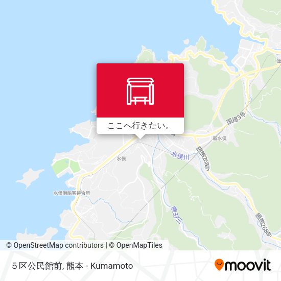 ５区公民館前地図