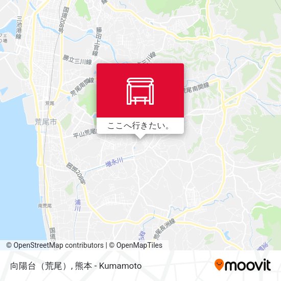 向陽台（荒尾）地図