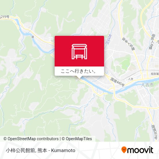 小柿公民館前地図